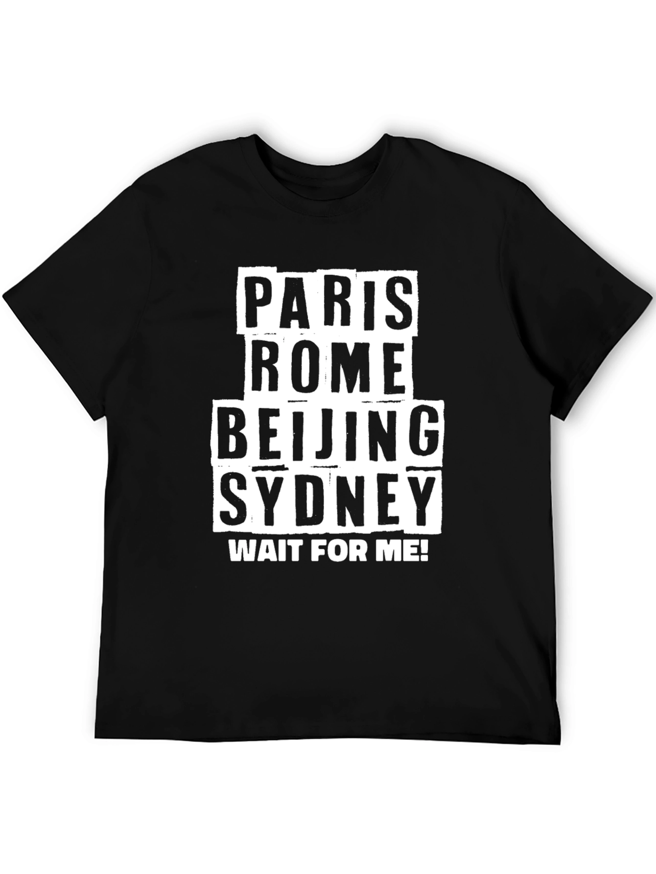 Paris Rome Beijing Sydney Travel T-Shirt