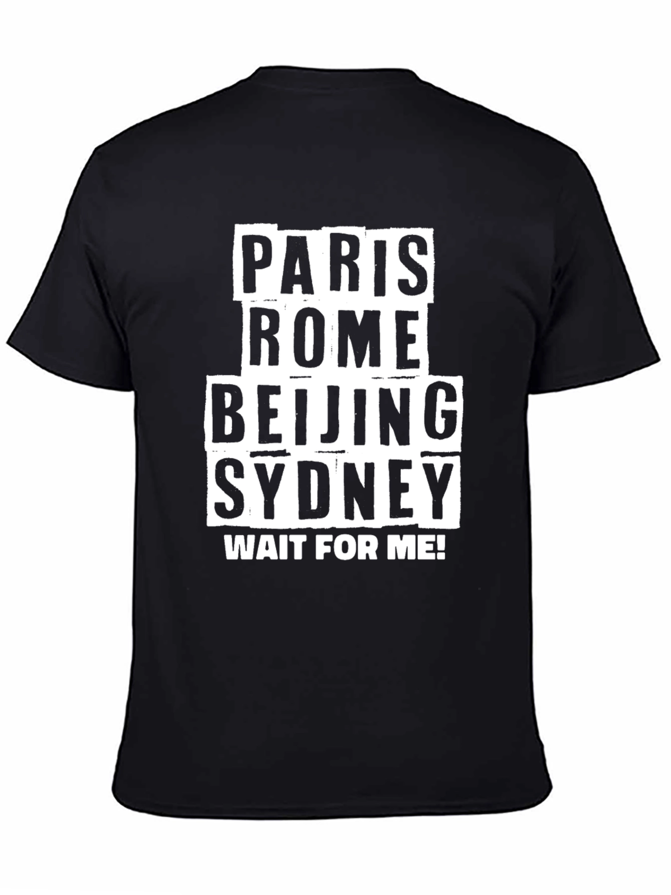 Paris Rome Beijing Sydney Travel T-Shirt