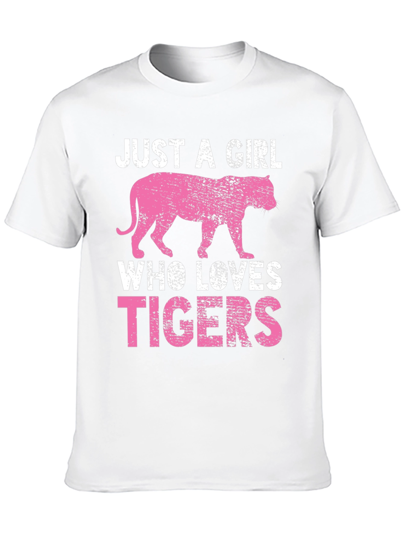 Just A Girl Who Loves Tigers Graphic Tee