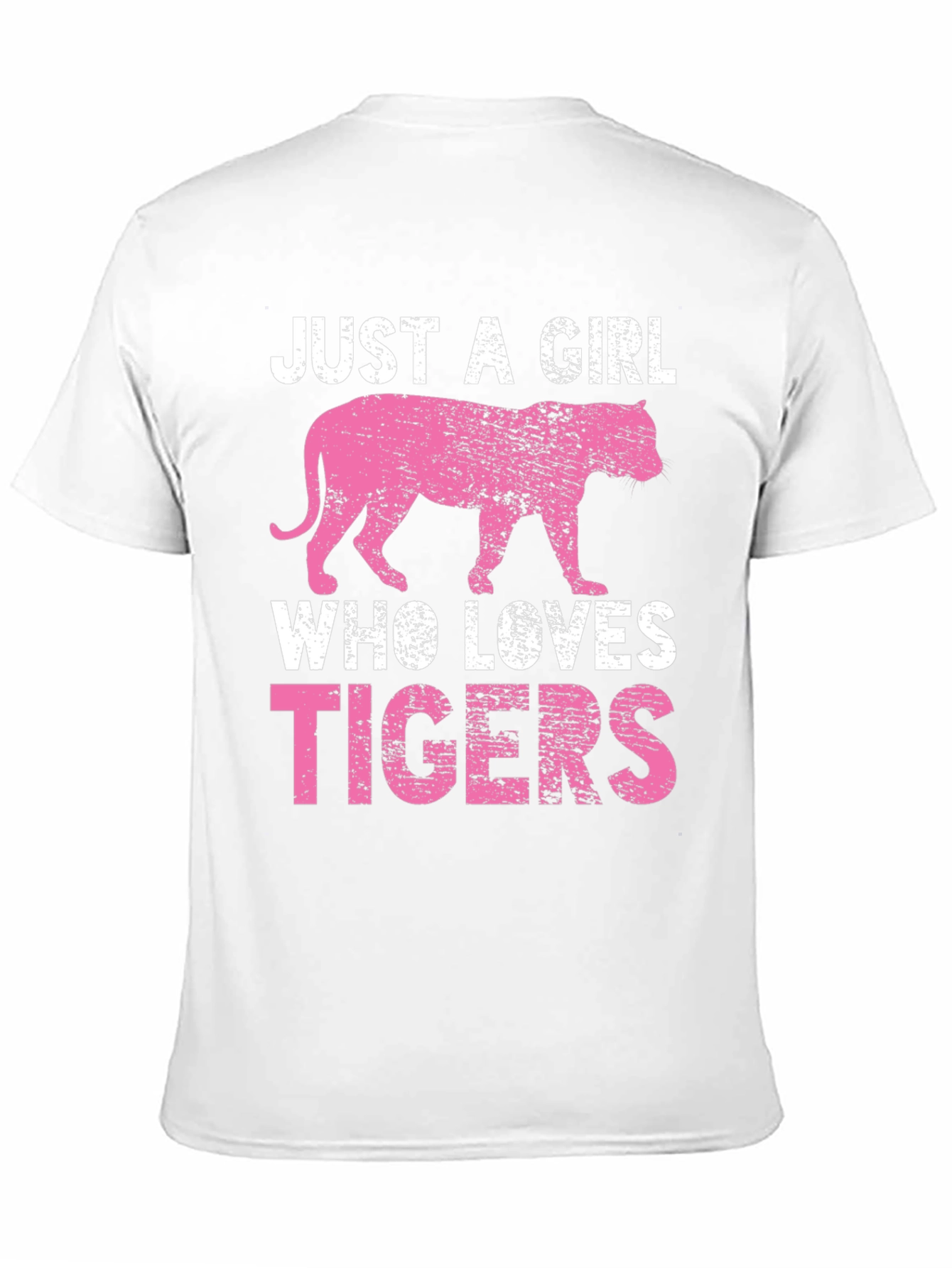 Just A Girl Who Loves Tigers Graphic Tee