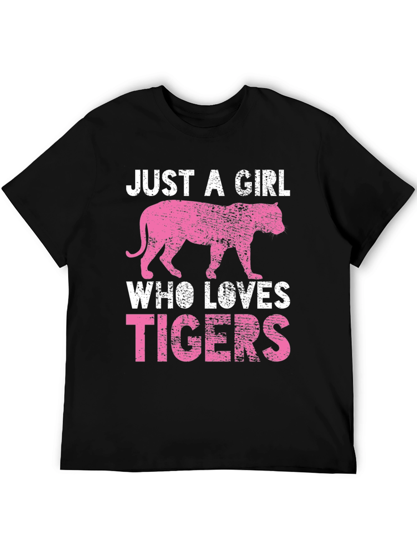 Just A Girl Who Loves Tigers Graphic Tee