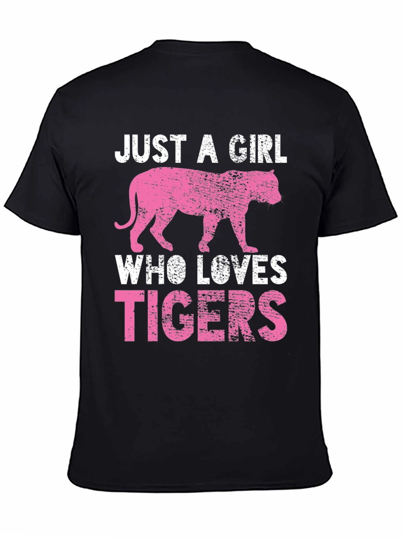 Just A Girl Who Loves Tigers Graphic Tee