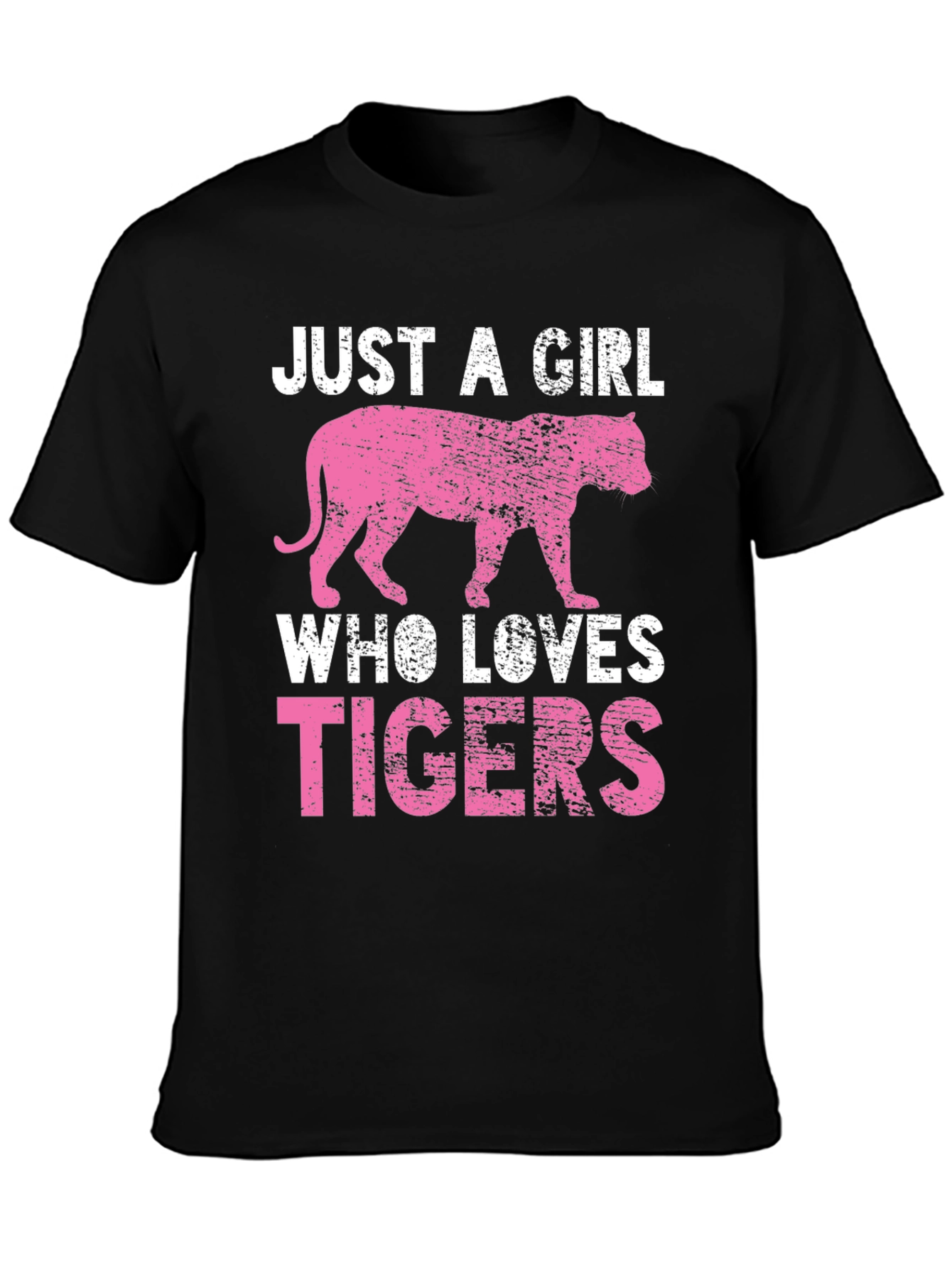 Just A Girl Who Loves Tigers Graphic Tee