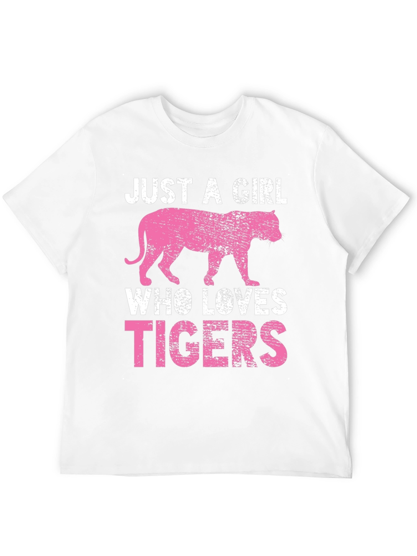 Just A Girl Who Loves Tigers Graphic Tee