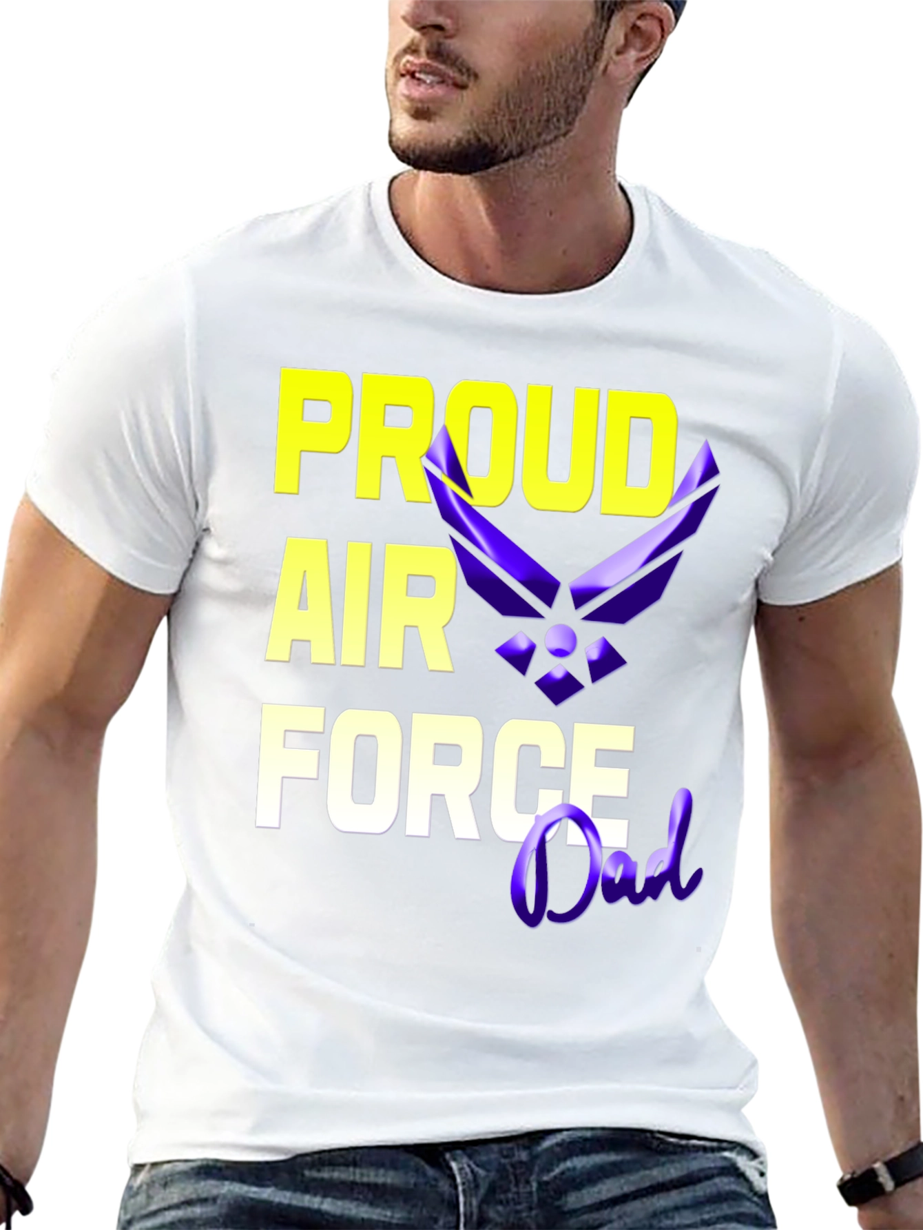 Proud Air Force Dad T-Shirt