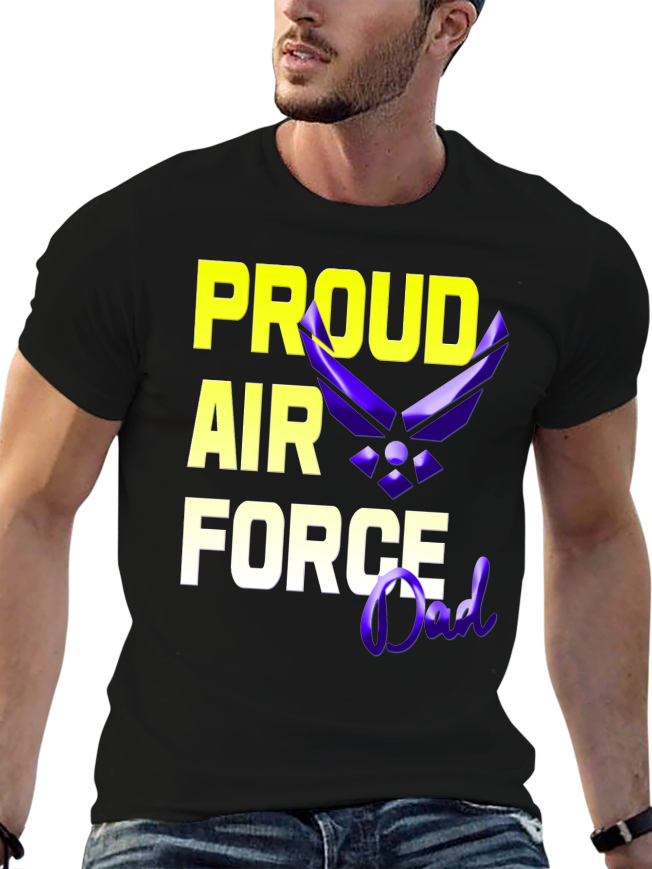 Proud Air Force Dad T-Shirt