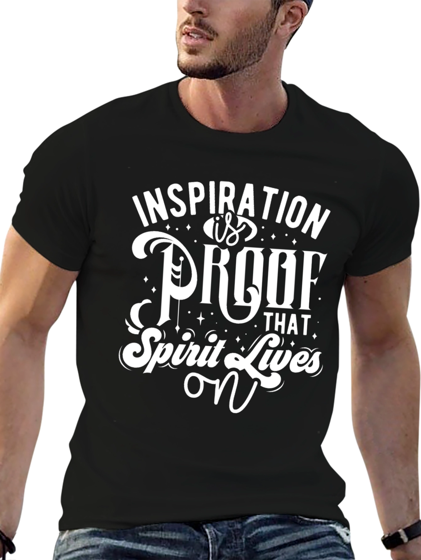 Inspiration T-Shirt - Spirit Lives On Graphic Tee