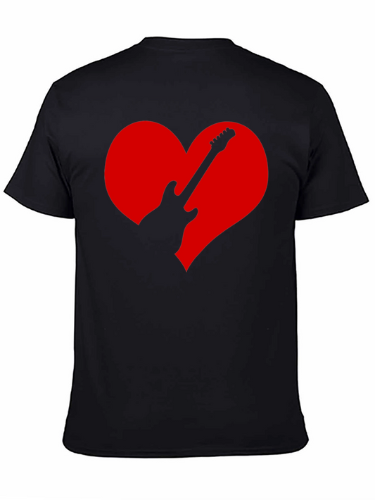 Guitar Heartbeat T-Shirt - Rock Music Tee
