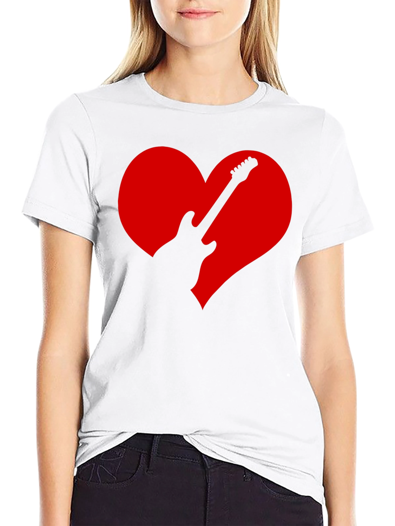 Guitar Heartbeat T-Shirt - Rock Music Tee
