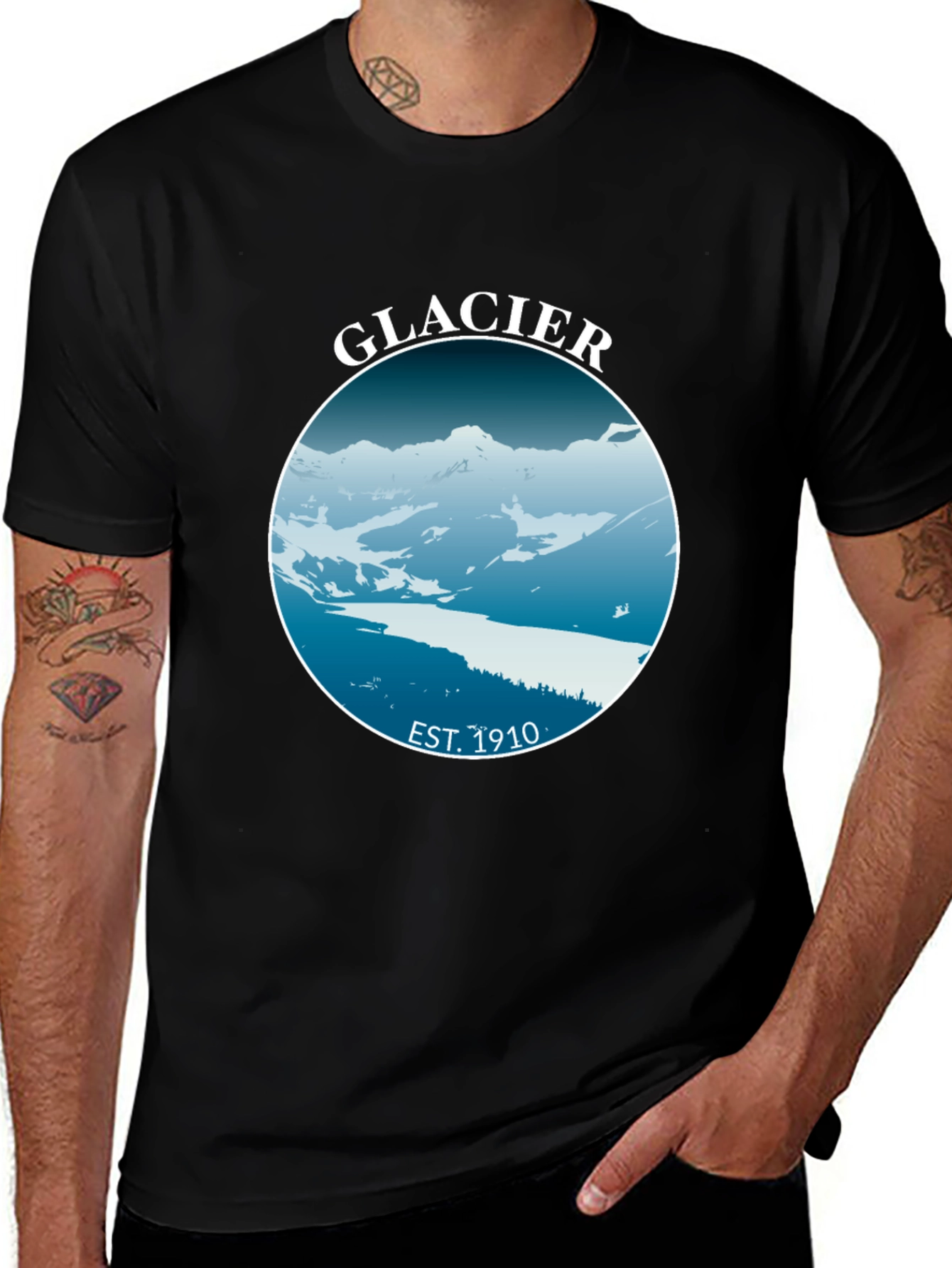 Glacier Est. 1910 Graphic T-Shirt