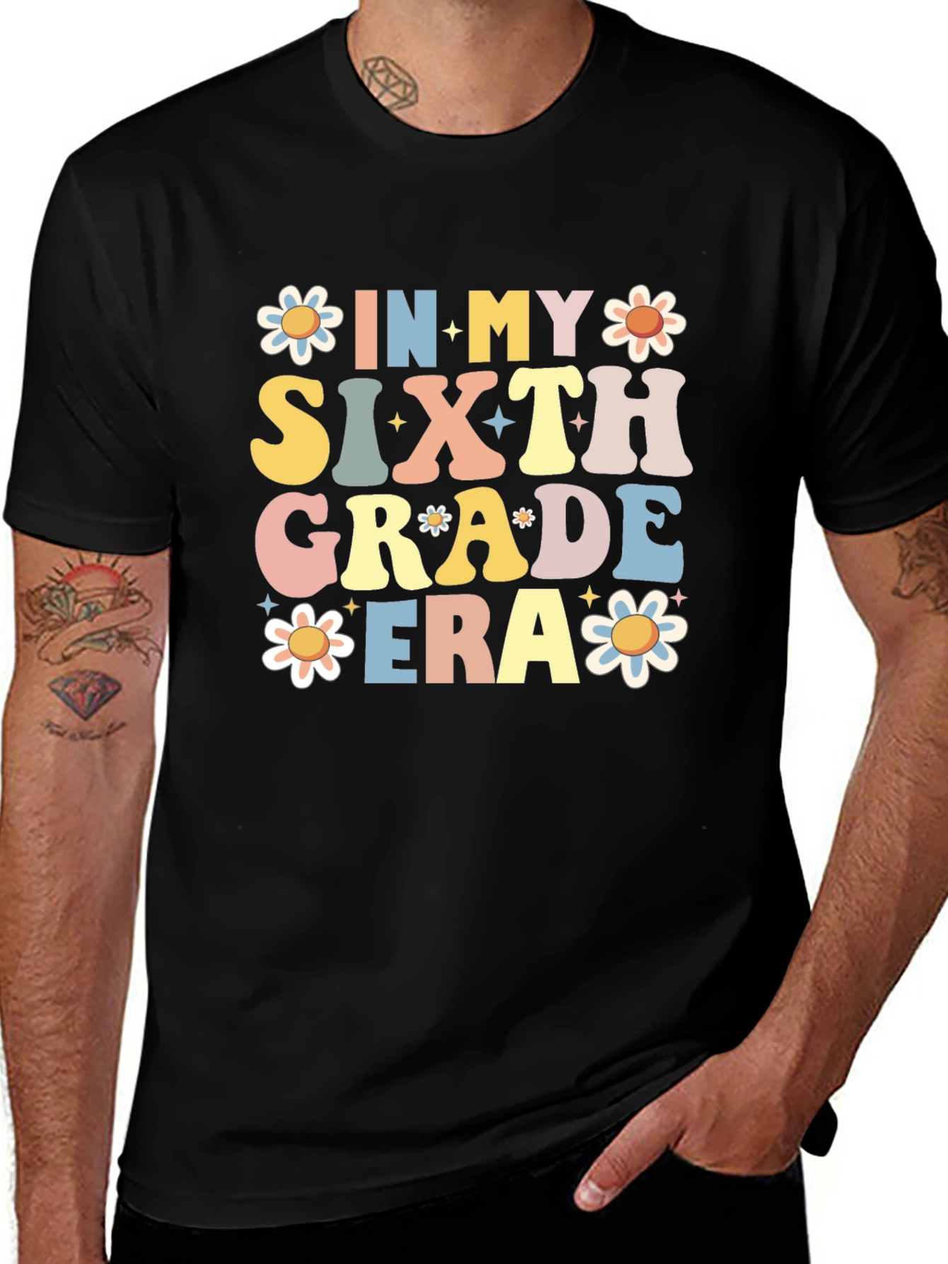 In My Sixth Grade Era T-Shirt Fun Design