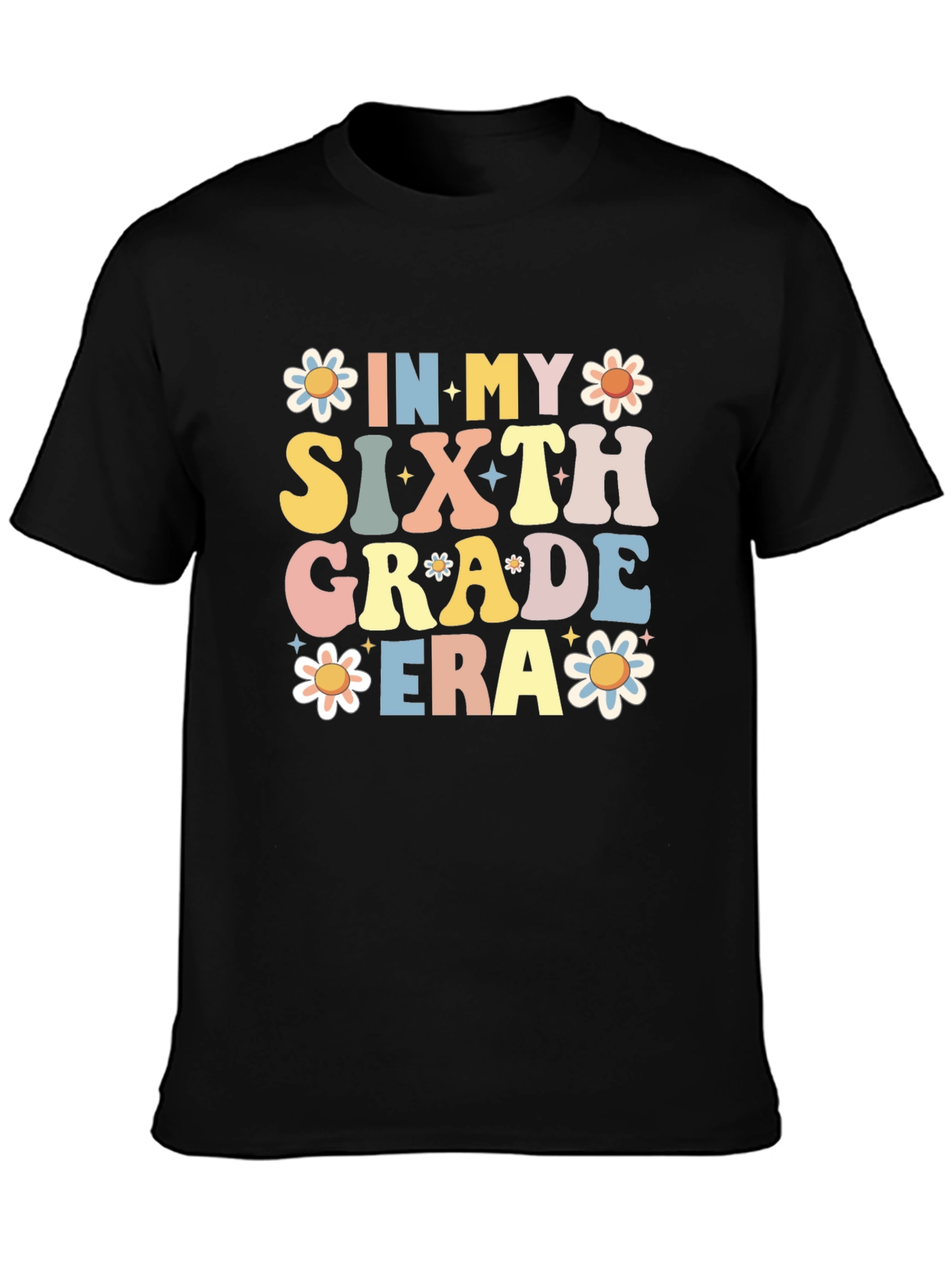 In My Sixth Grade Era T-Shirt Fun Design