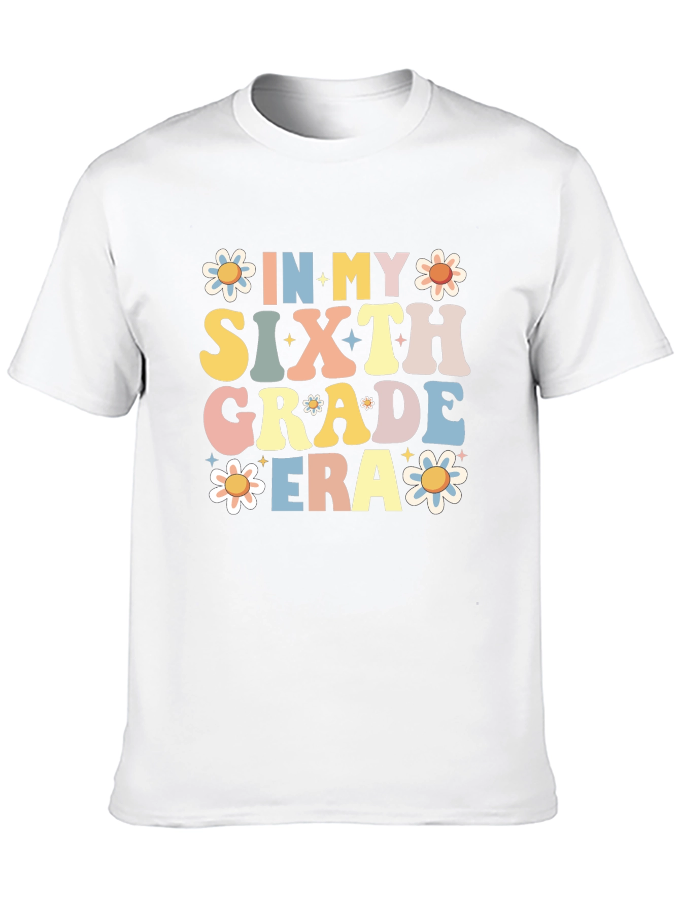 In My Sixth Grade Era T-Shirt Fun Design