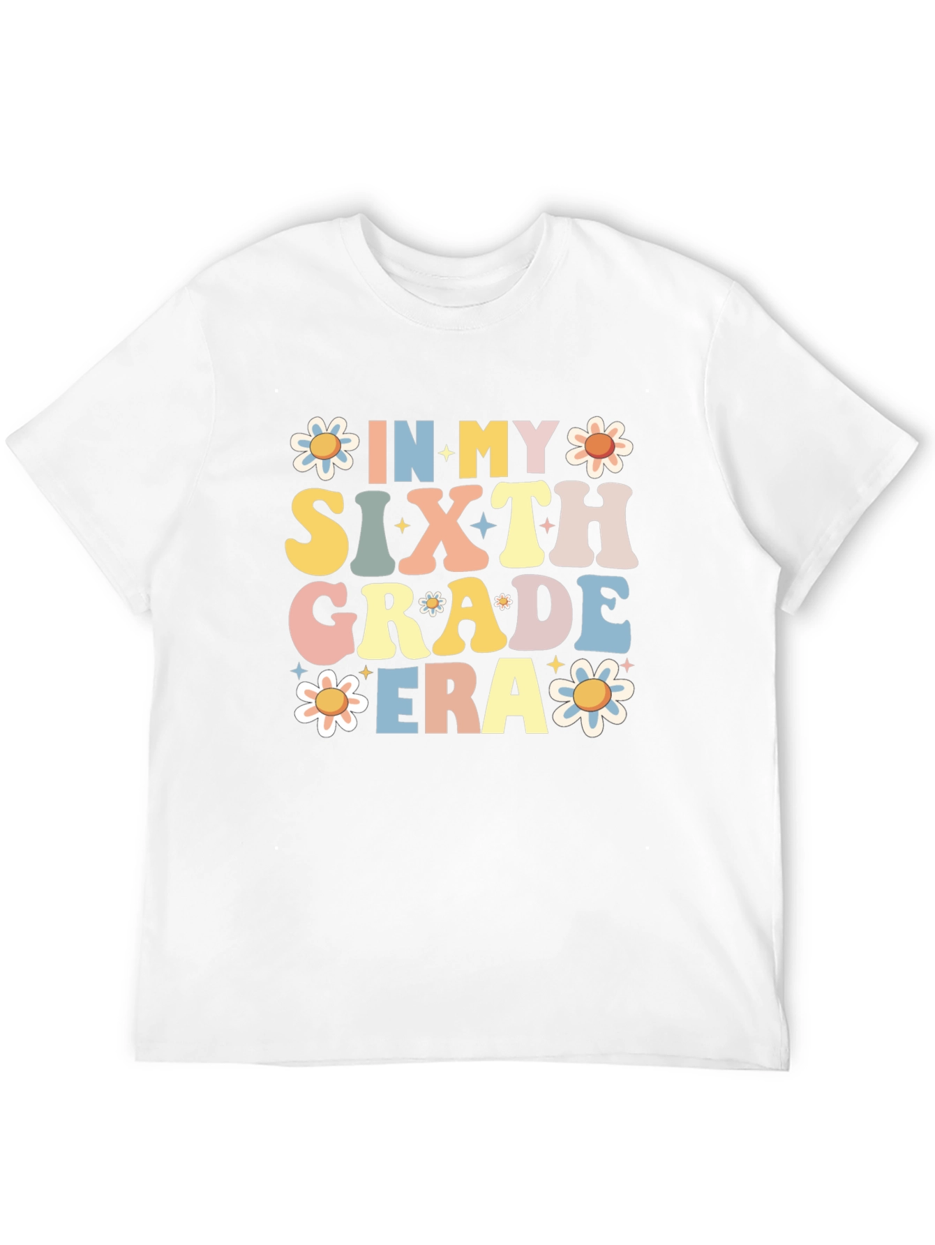 In My Sixth Grade Era T-Shirt Fun Design