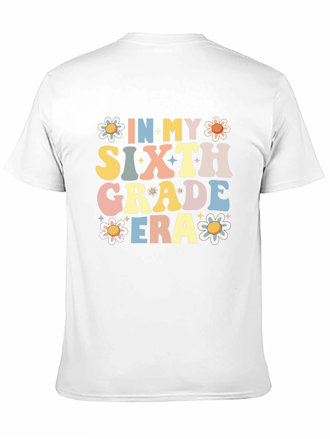 In My Sixth Grade Era T-Shirt Fun Design