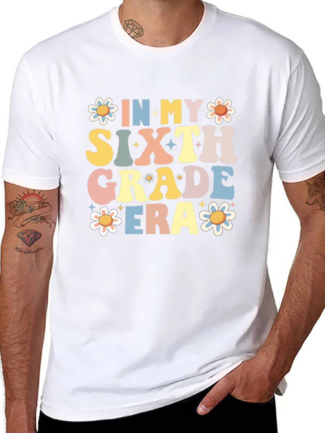 In My Sixth Grade Era T-Shirt Fun Design