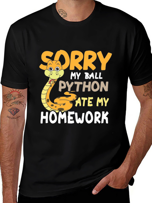 Sorry My Ball Python Ate My Homework T-Shirt
