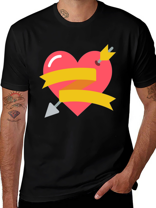 Heart Arrow Graphic Tee - Valentines Day