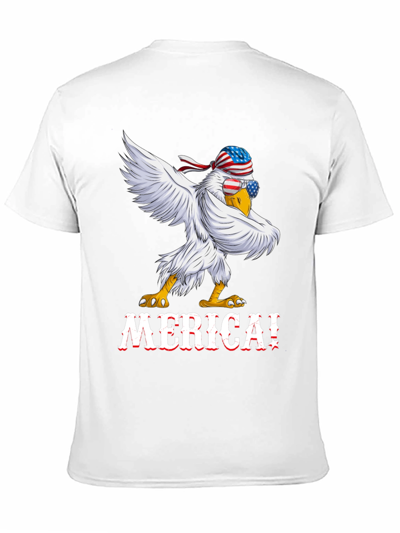 Patriotic Eagle USA Flag T-Shirt - MERICA!
