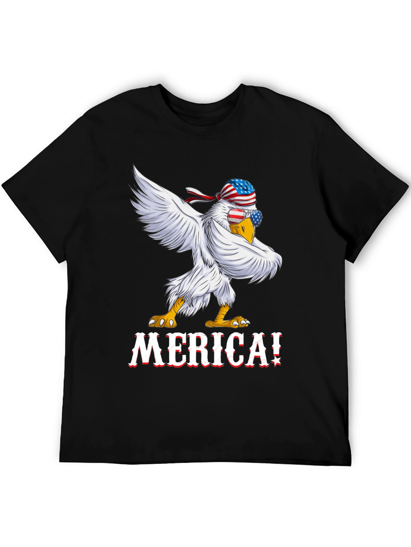 Patriotic Eagle USA Flag T-Shirt - MERICA!