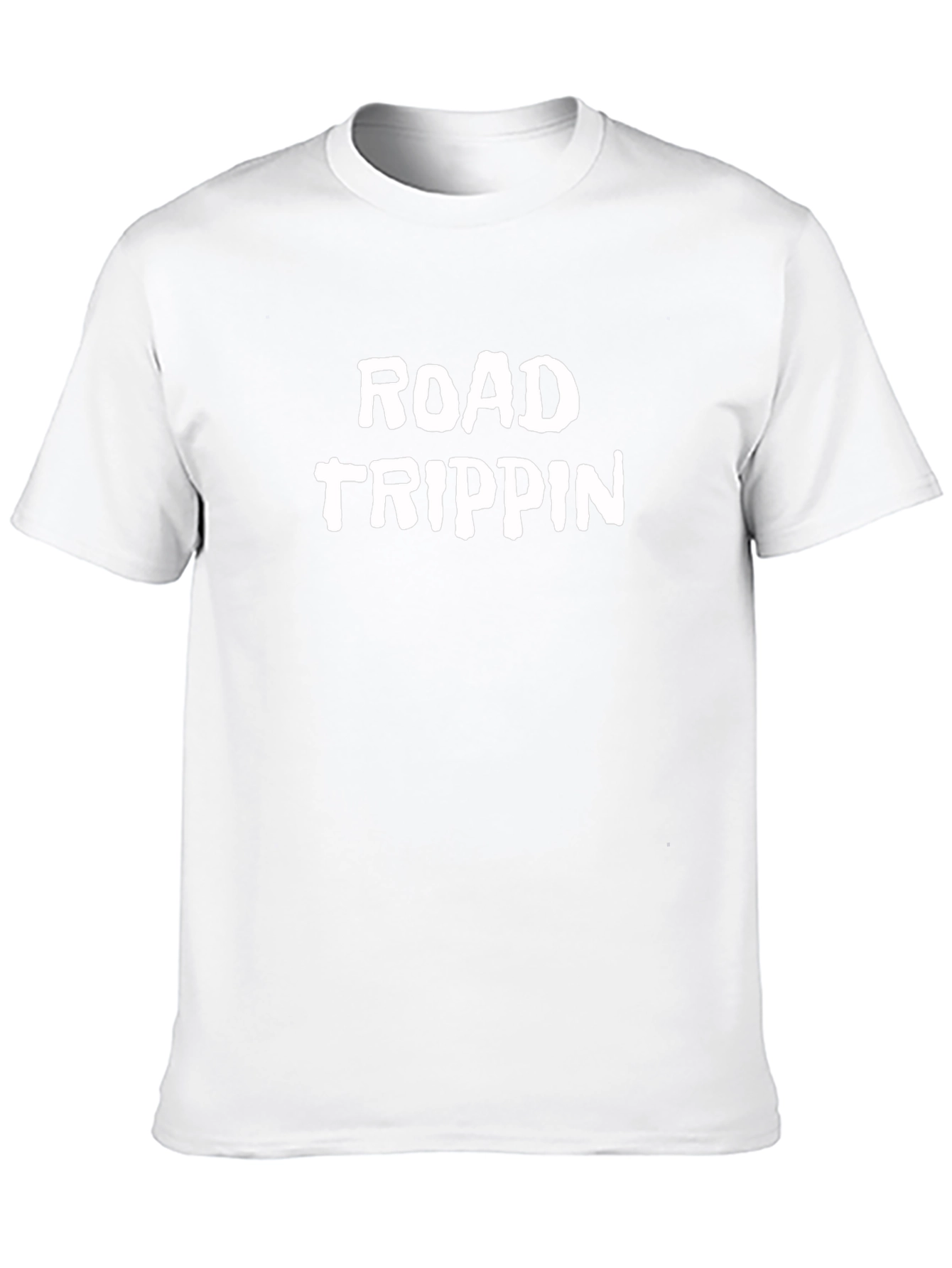 Road Trippin Graphic Tee - Black Casual T-Shirt