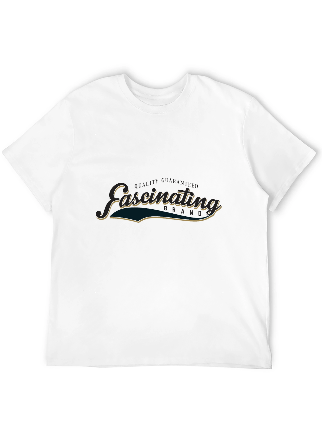 Fascinating Graphic Print Black T-Shirt