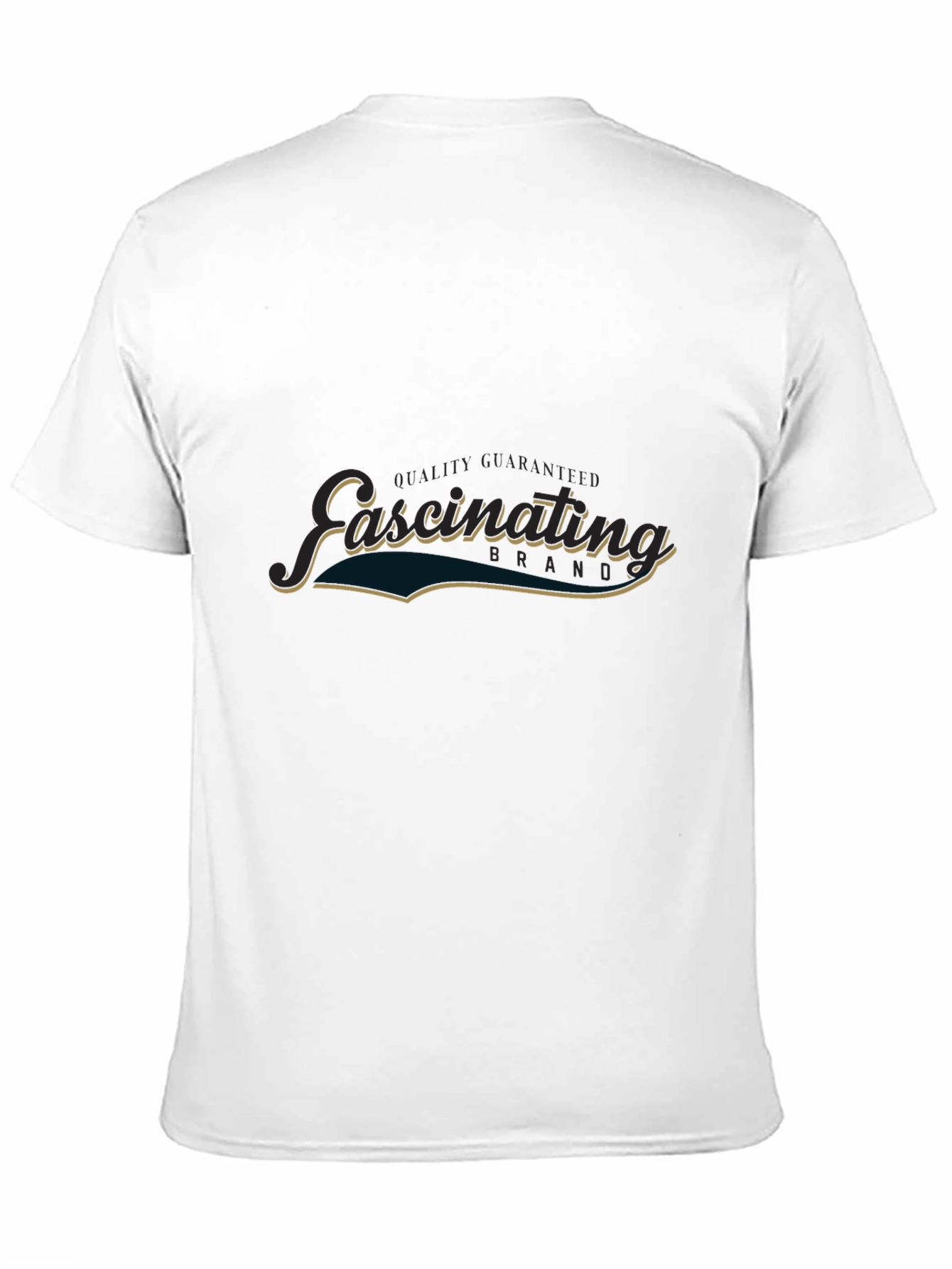 Fascinating Graphic Print Black T-Shirt