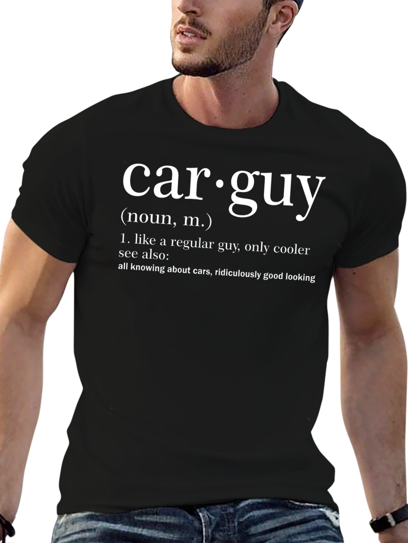 Car Guy Definition T-Shirt - Black