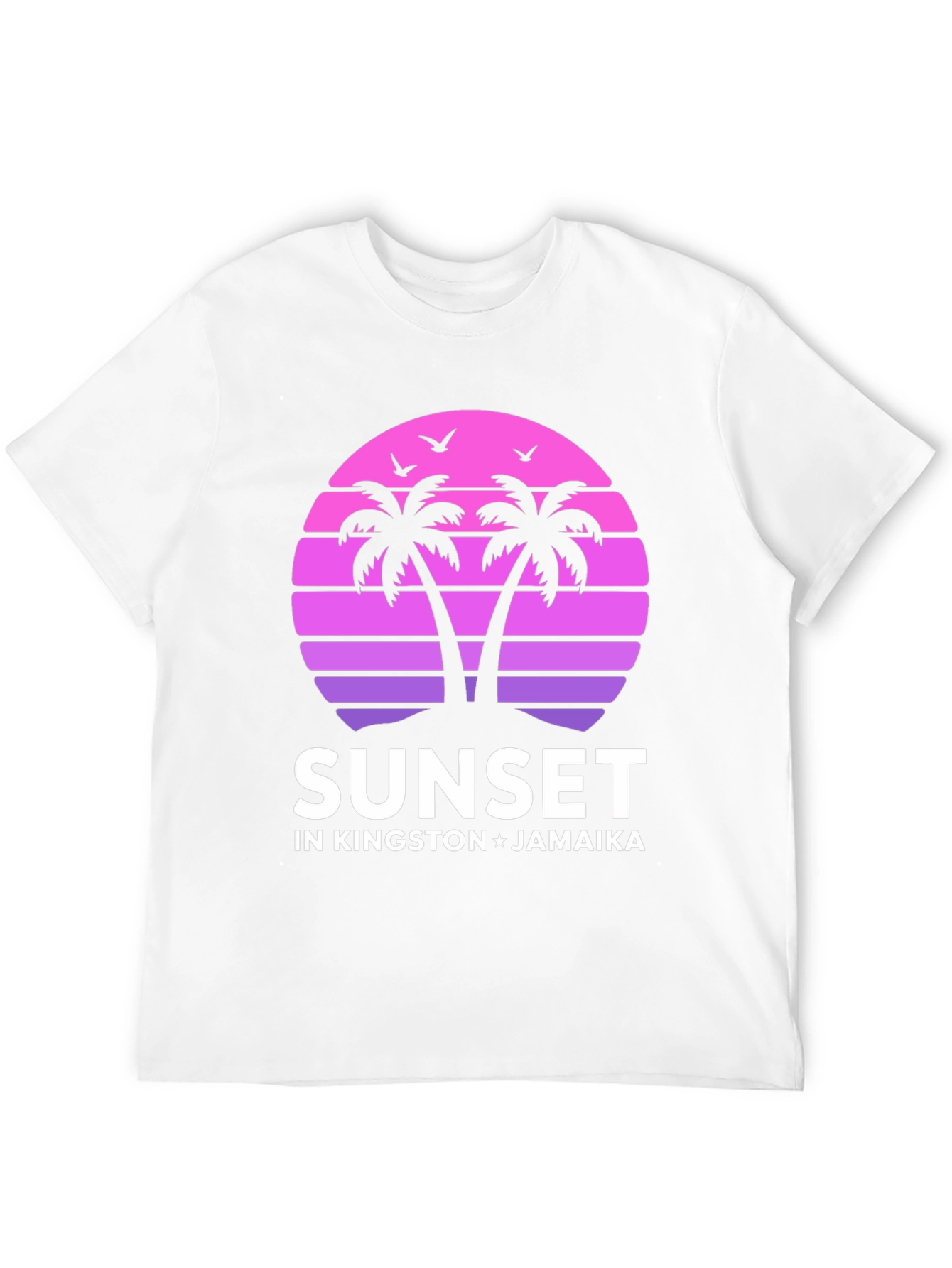 Sunset in Kingston Jamaica Graphic T-Shirt