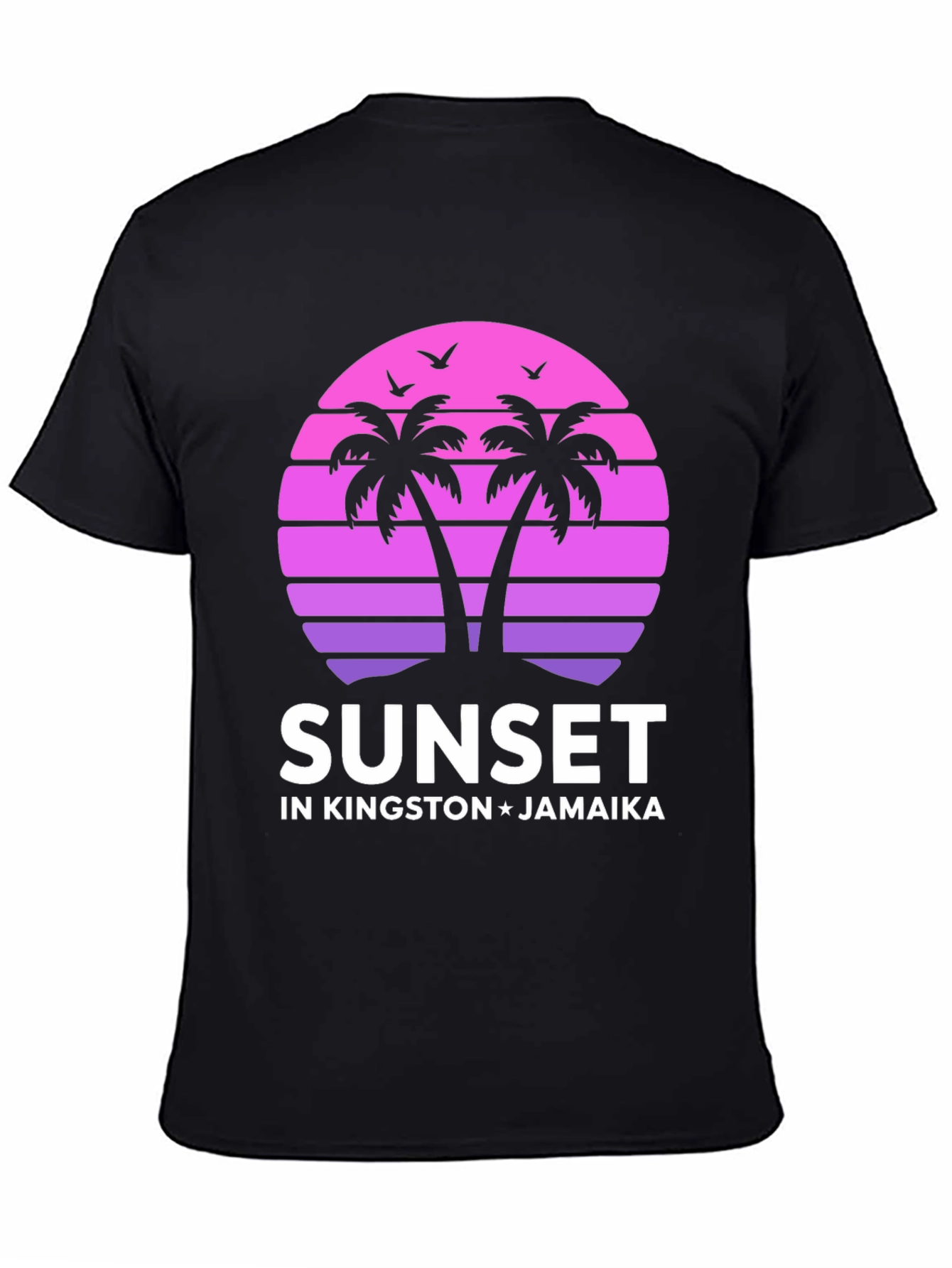 Sunset in Kingston Jamaica Graphic T-Shirt