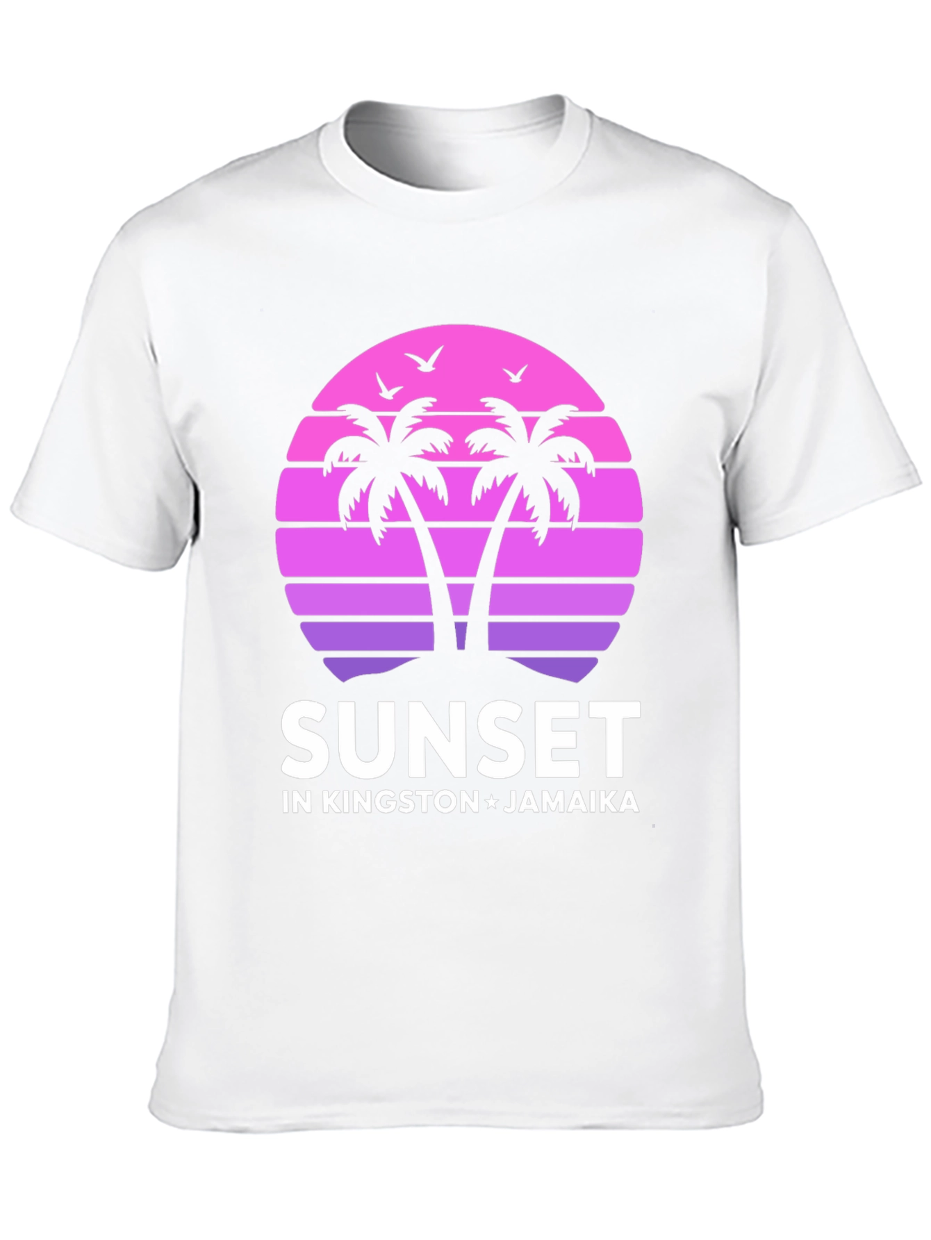 Sunset in Kingston Jamaica Graphic T-Shirt