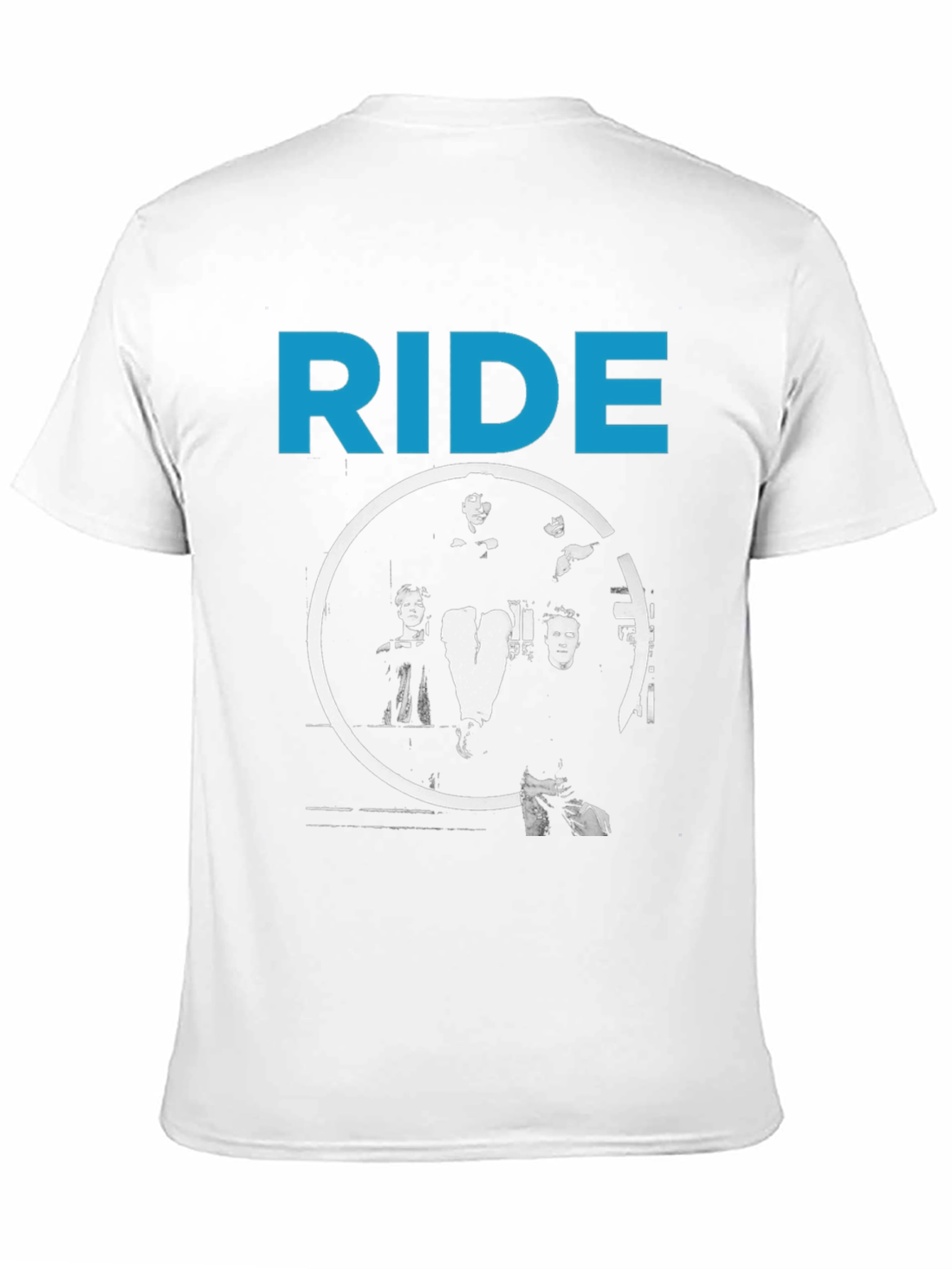 Ride Band Graphic T-Shirt - Black Cotton Tee