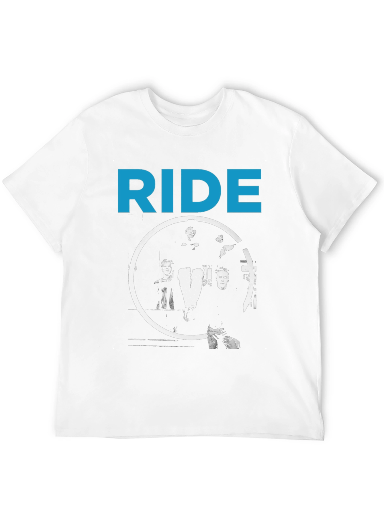 Ride Band Graphic T-Shirt - Black Cotton Tee