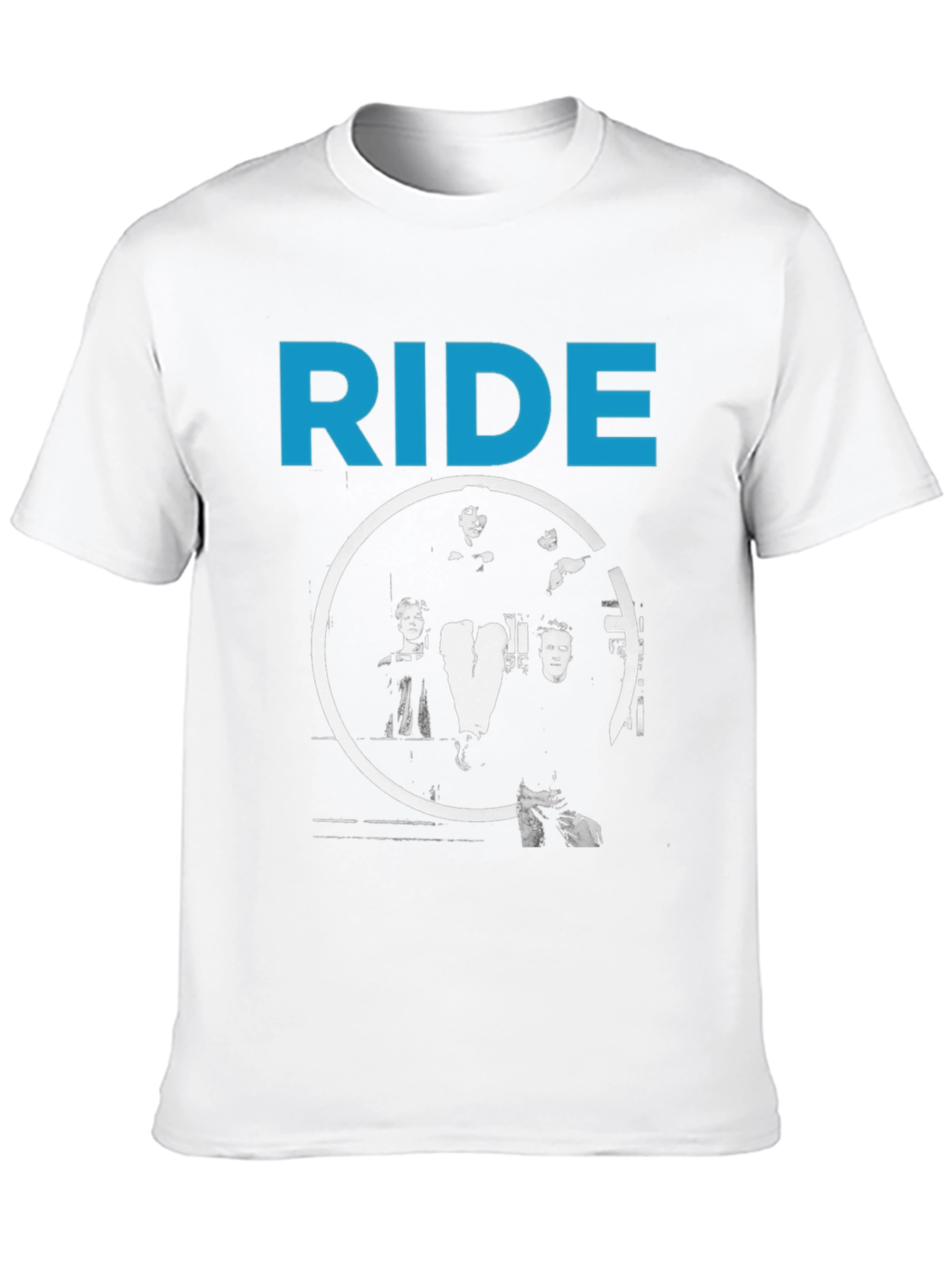 Ride Band Graphic T-Shirt - Black Cotton Tee