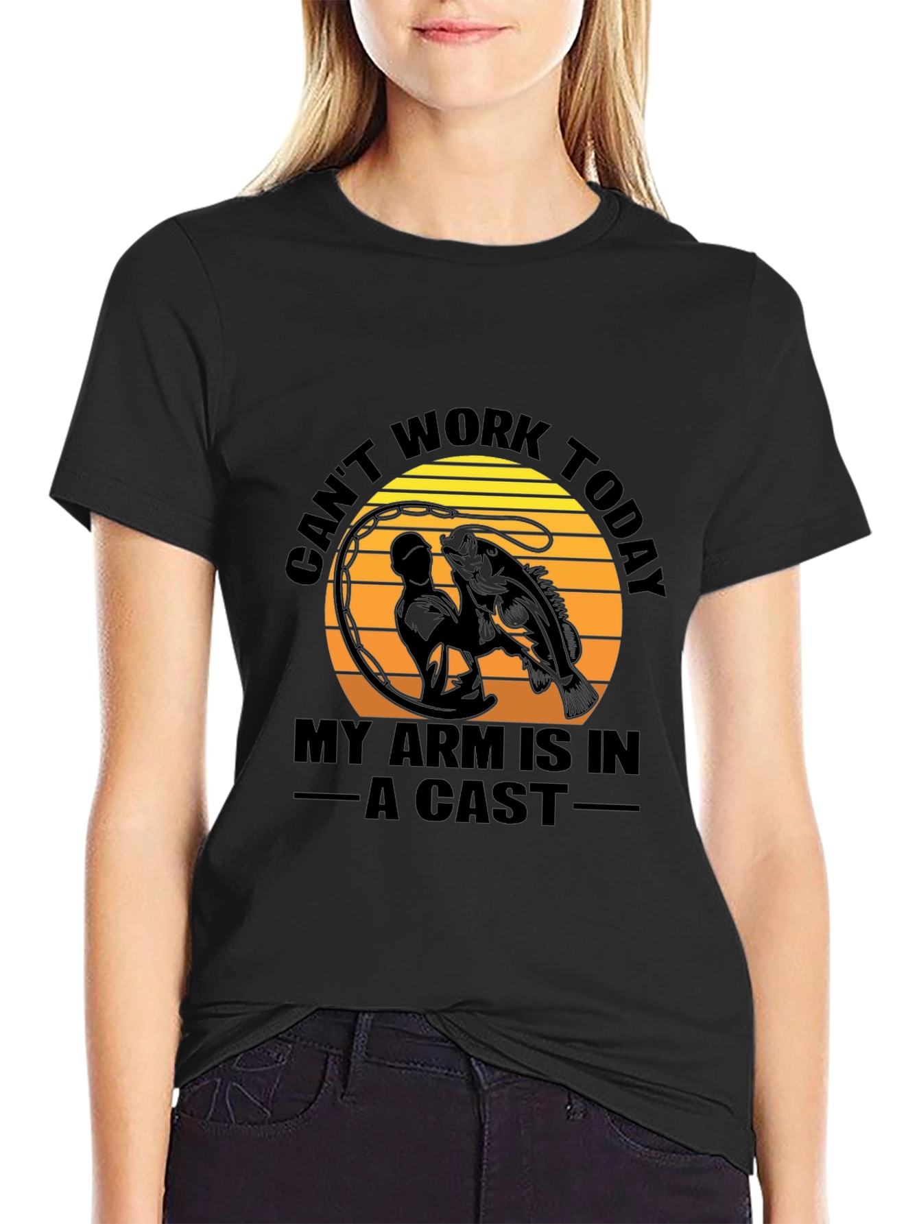 Fishing T-Shirt - Cant Work Today