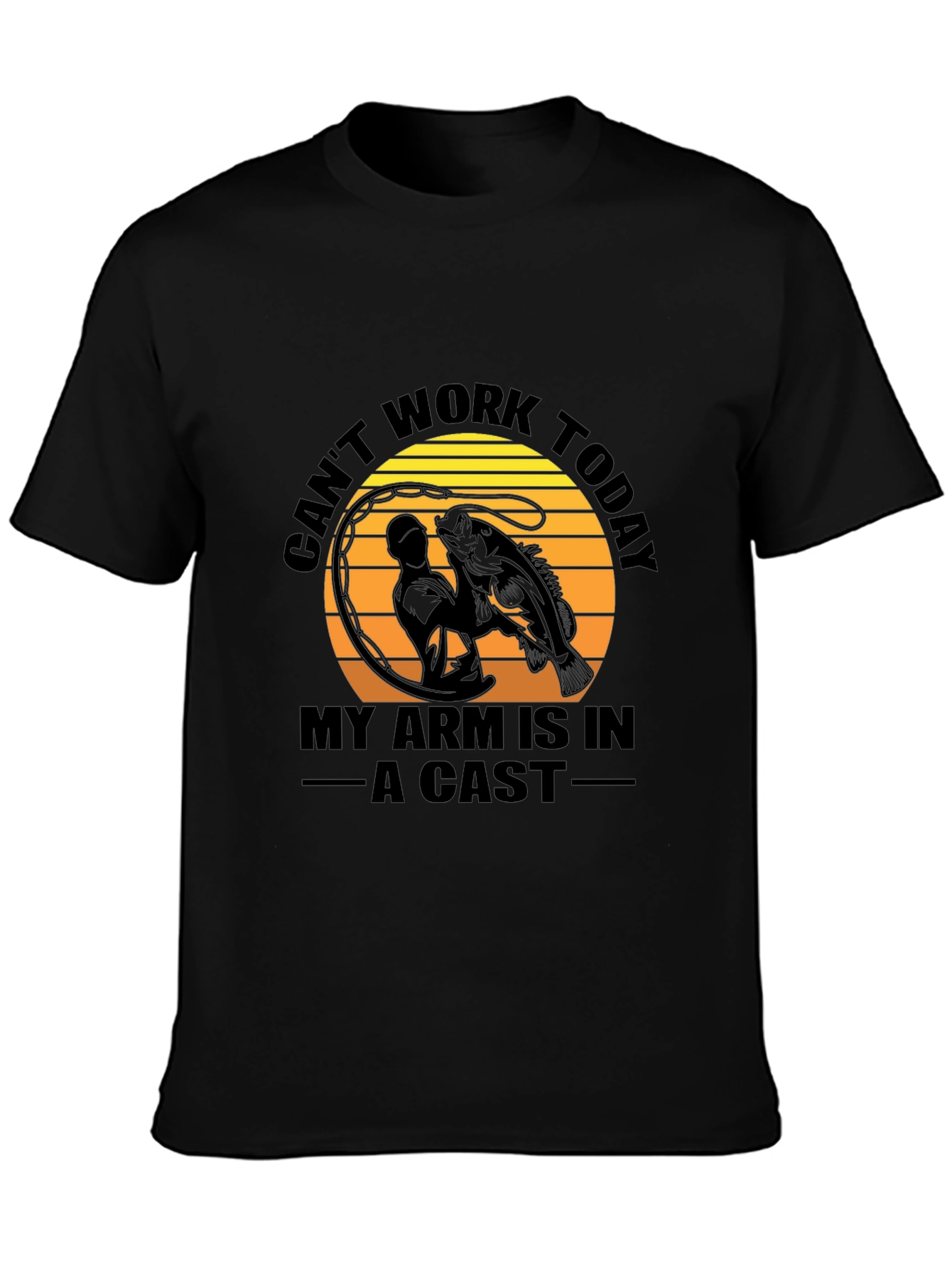 Fishing T-Shirt - Cant Work Today