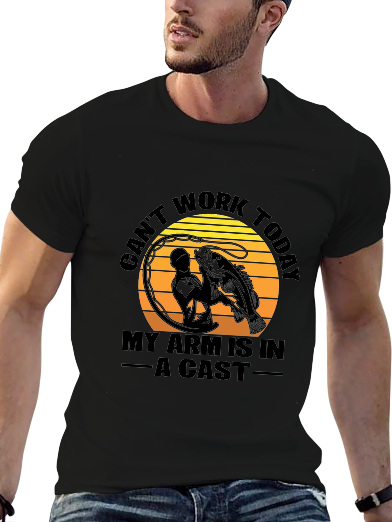 Fishing T-Shirt - Cant Work Today