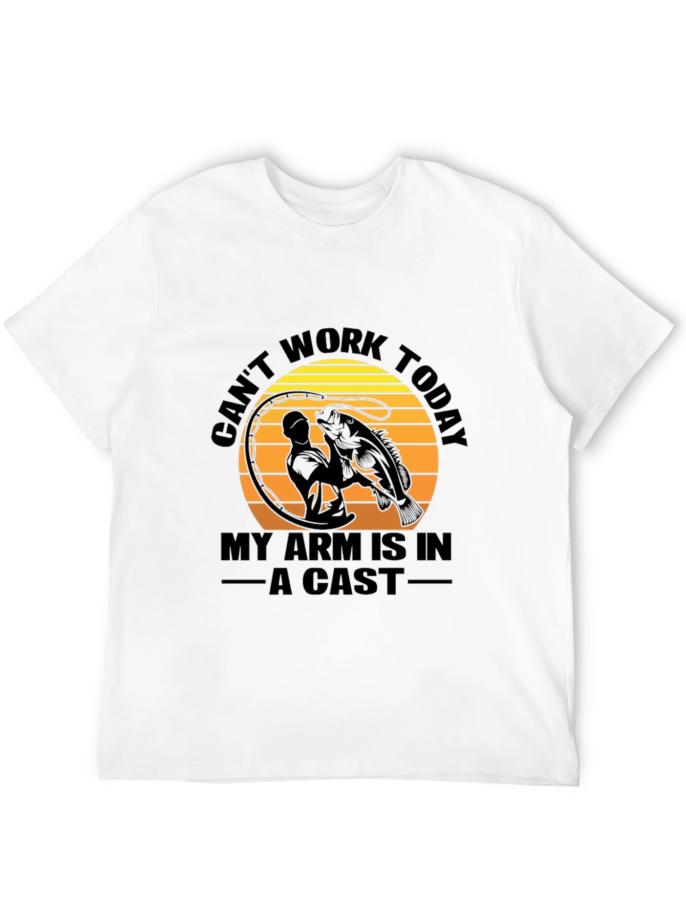 Fishing T-Shirt - Cant Work Today