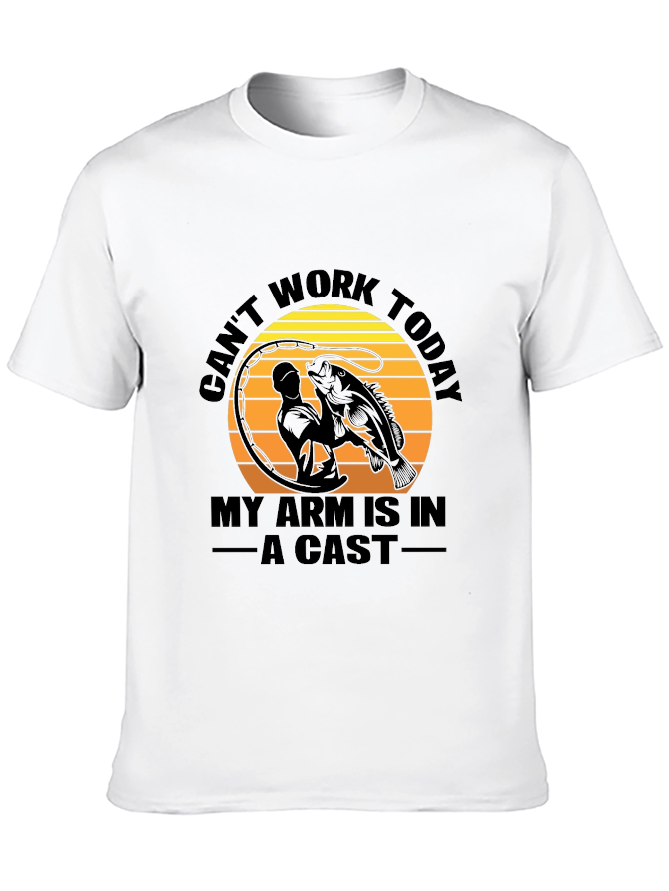 Fishing T-Shirt - Cant Work Today