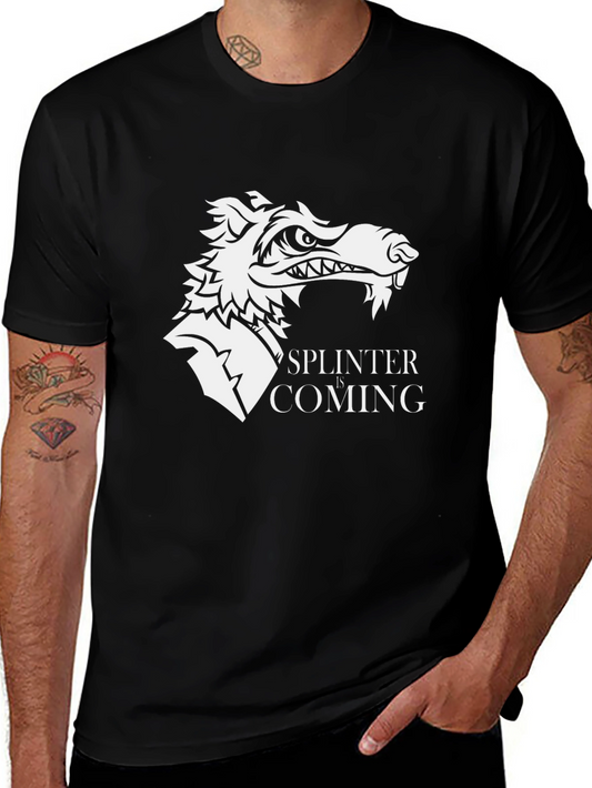 Splinter Coming Graphic Tee - Mens Black T-Shirt