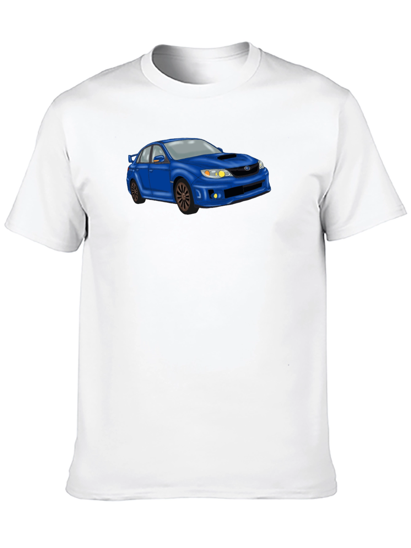Blue Car Graphic T-Shirt