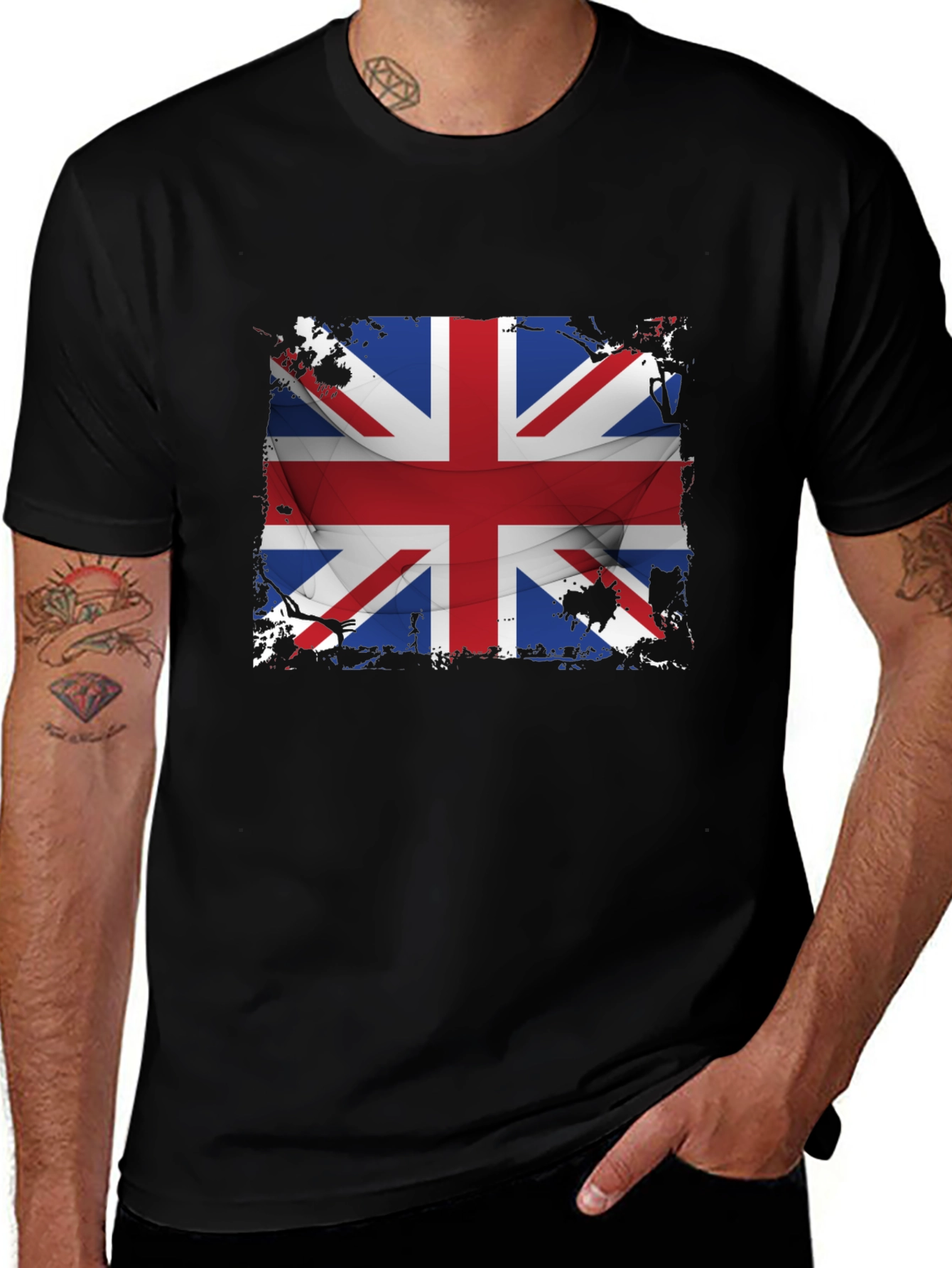 British Flag Graphic T-Shirt