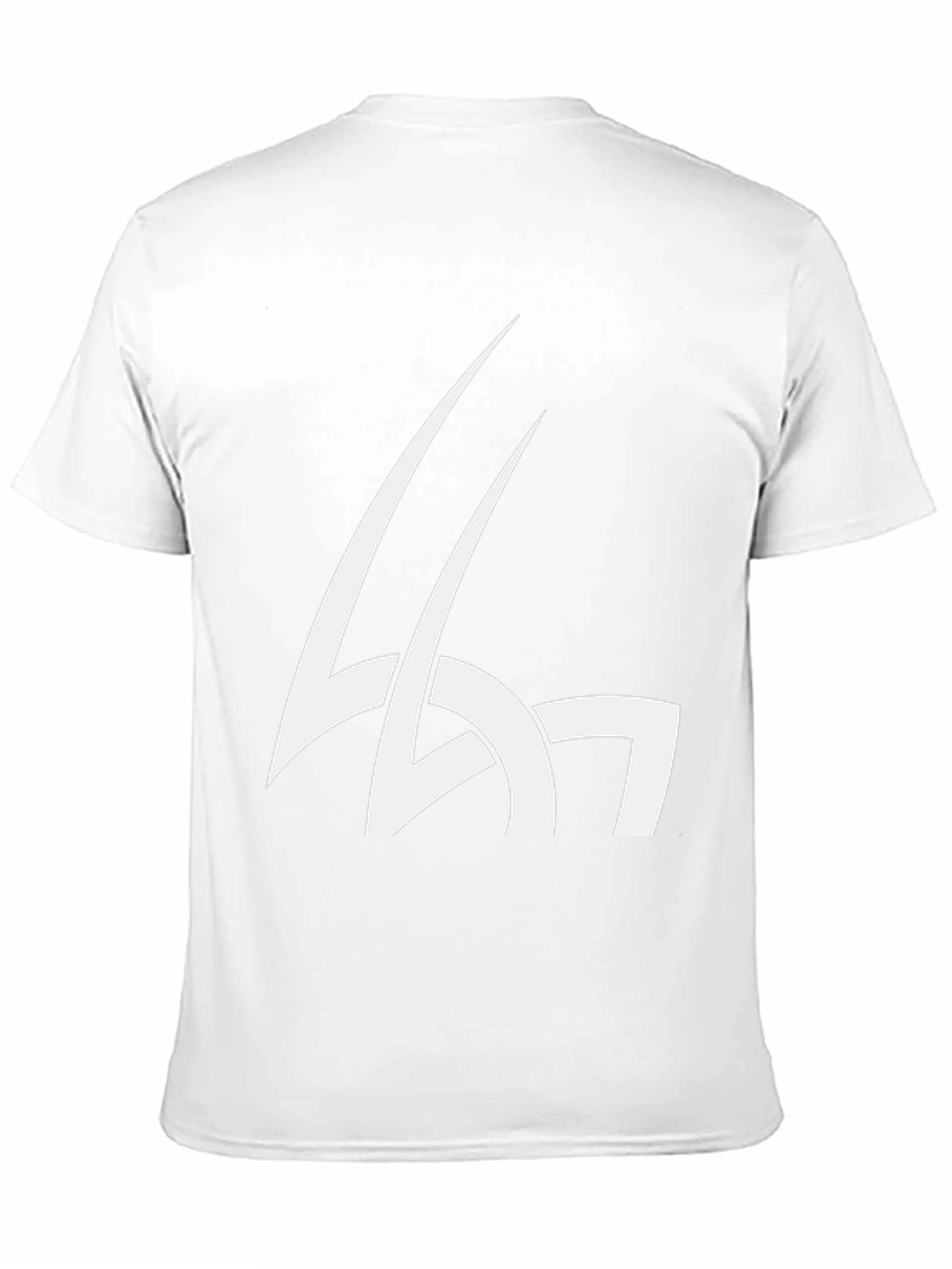Abstract Graphic Print Black T-Shirt