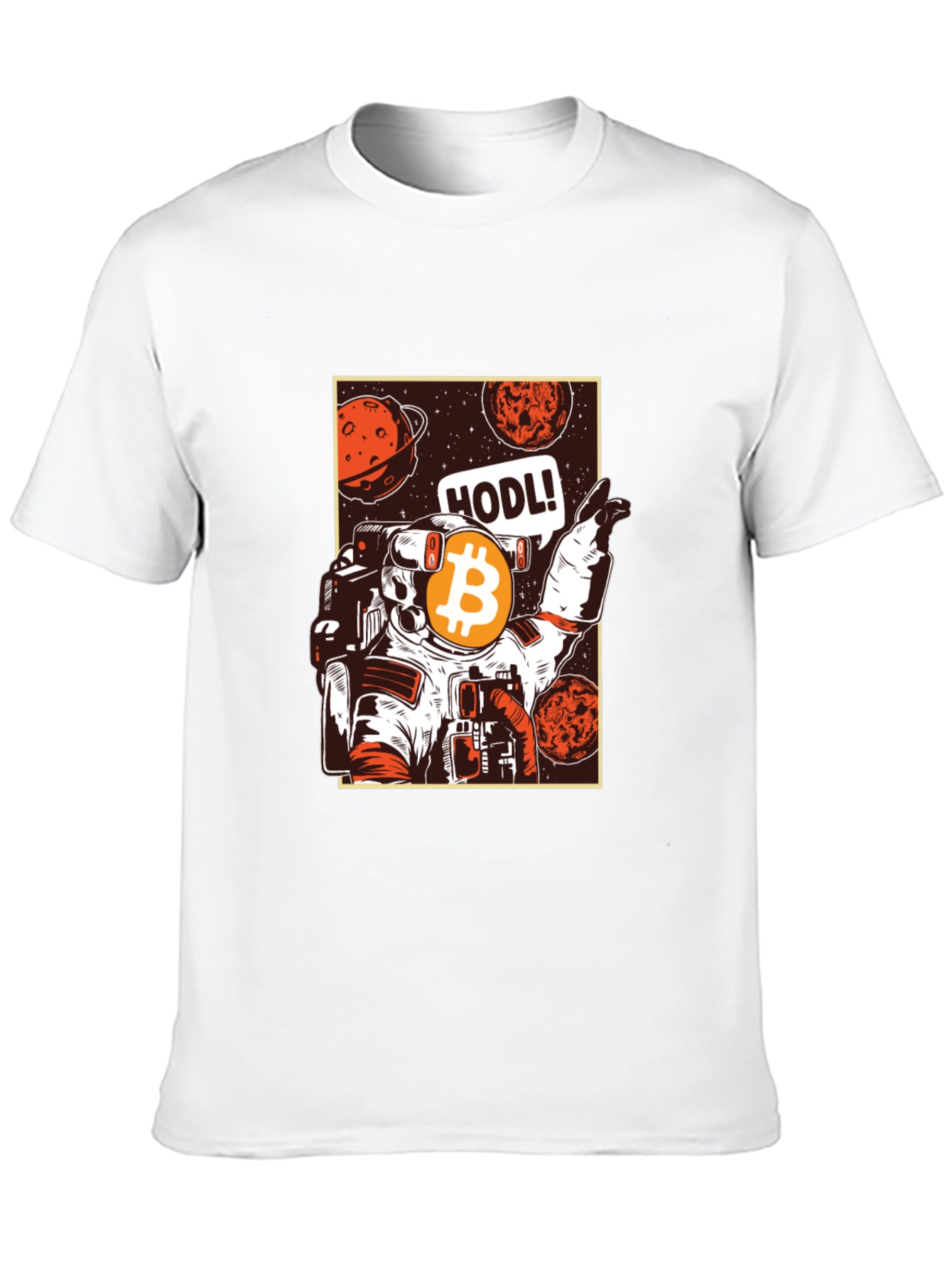 Bitcoin HODL Astronaut T-Shirt