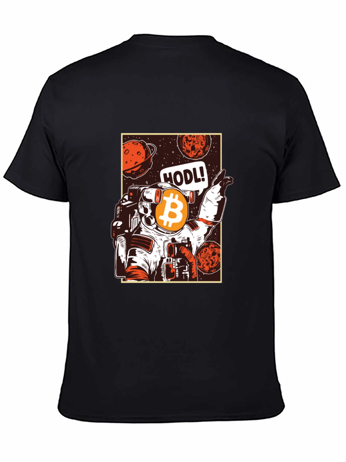Bitcoin HODL Astronaut T-Shirt