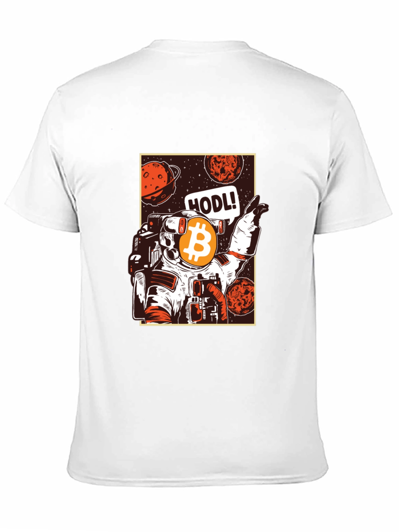 Bitcoin HODL Astronaut T-Shirt