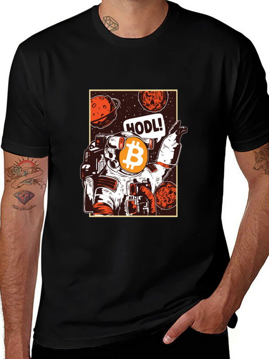 Bitcoin HODL Astronaut T-Shirt