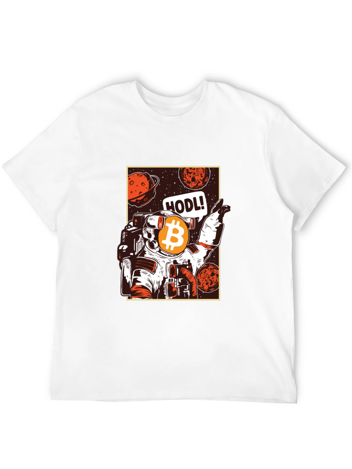 Bitcoin HODL Astronaut T-Shirt