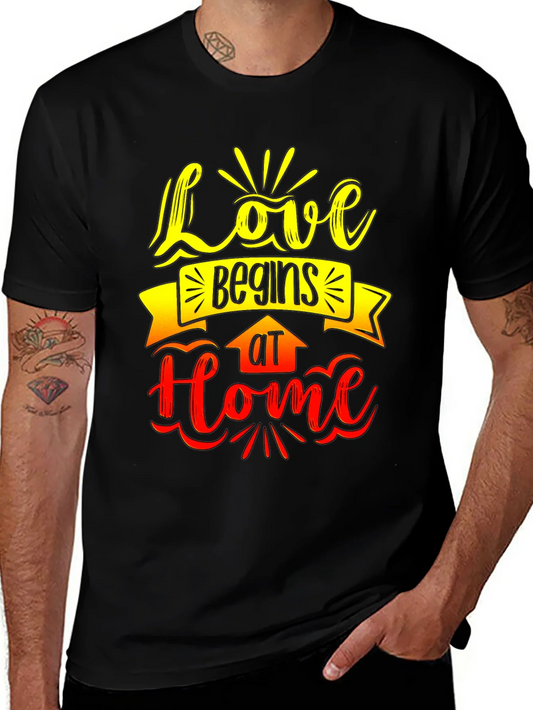 Love Begins At Home Graphic Tee