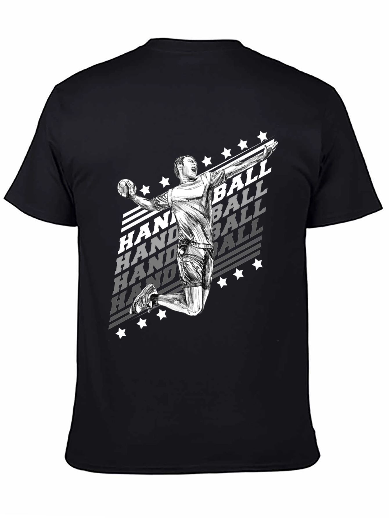 Handball Player Graphic T-Shirt